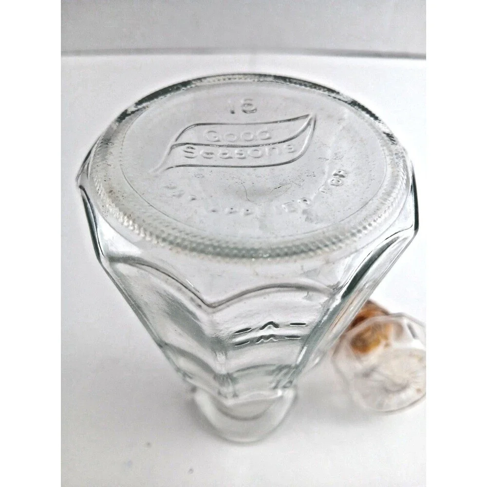 Vintage Good Seasons Oil Water Vinegar Salad Dressing Bottle w Glass Stopper